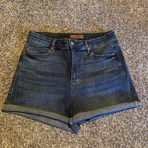 Judy Blue Dark Wash Jean Shorts